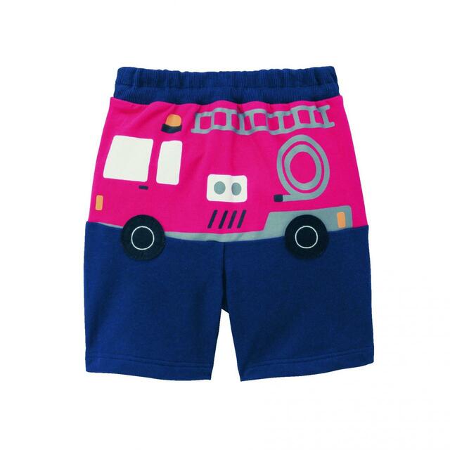 はたらくのりもの　遊べるハーフ丈パンツ 【ベビー服】｜￥1,490 （税込）