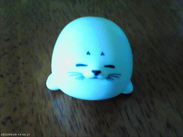 【3COINS ミニトイカメラ】少し青みがかった仕上がりになります