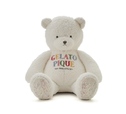 【ジェラート ピケ】オンライン限定「ジェラートベアぬいぐるみL」¥8,360(サイズ:縦42cm、カラー:オフホワイト)