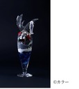 【エヴァンゲリオン 「ALL OF EVANGELION」】渚カヲルの黒ゴマパフェ 1,850円/渚カヲルをイメージしたパフェ