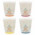 タンブラーセット 3,600円｜サイズ：（1個あたり）直径約9×高さ約10cm、4個セット｜東京ディズニーリゾート40周年“ドリームゴーラウンド”スペシャルグッズ｜発売日：2023年4月10日（月）｜販売店舗：東京ディズニーランド「グランドエンポーリアム」、東京ディズニーシー「エンポーリオ」