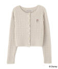 シャギーケーブルカーディガン ¥13,420|JILL by JILL STUART ディズニー『おしゃれキャット』マリー コレクション