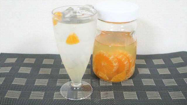 【3日で果実酒:みかん編】お酒の色づきもいい具合