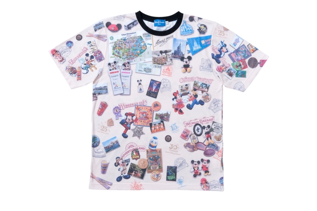 Tシャツ｜100,120 各1,900円、140 2,300円、S,M,L,LL 各2,600円、3L 2,900円｜東京ディズニーリゾート35周年“Happiest Celebration! ”スペシャルグッズ
