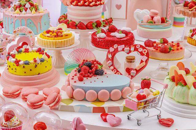 提供メニューイメージ【ヒルトン東京『ストロベリー・ハートファクトリー』いちごスイーツビュッフェ】