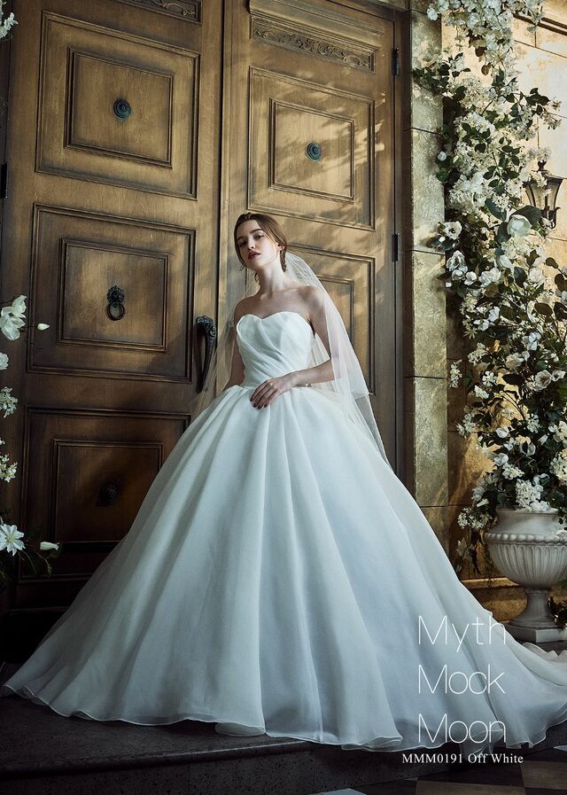 「Myth Mock Moon（ミスモックムーン）」新作ウェディングドレス MMM0191 offwhite