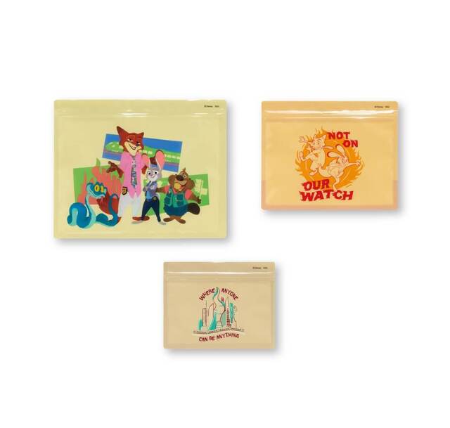 J賞：ジッパーバッグセット｜Happyくじ『ズートピア2』