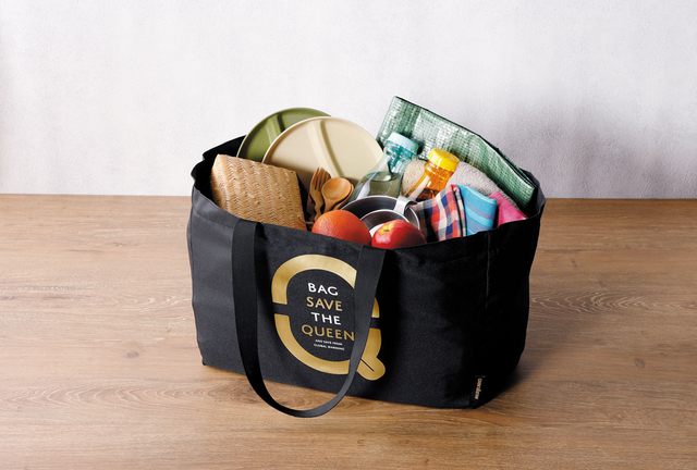 「レジかごバッグ」【クイーンズ伊勢丹オリジナルバッグ】