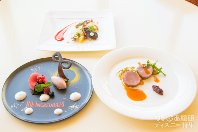 “ピクサー・プレイタイム”ランチコース 4,940円｜東京ディズニーシー・ホテルミラコスタ「ベッラヴィスタ・ラウンジ」