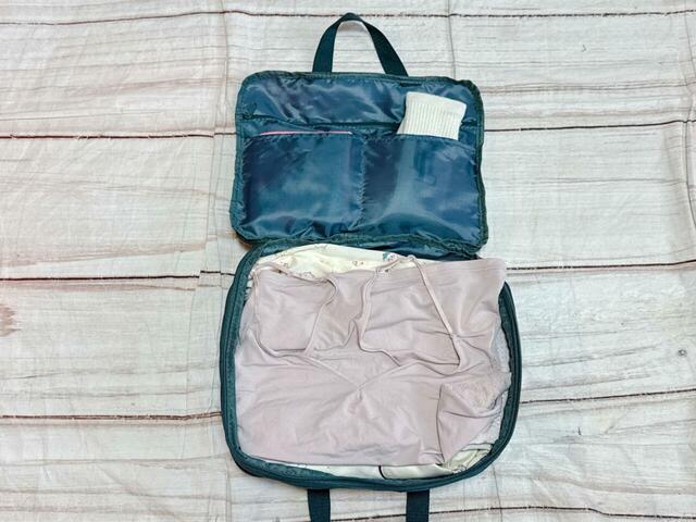 1泊分の着替えを収納してみました