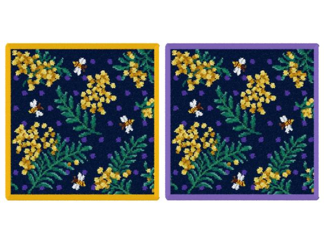 ハンカチ：各2,750円(税込)「MUVEIL(ミュベール)」コラボレーション　ハンカチ