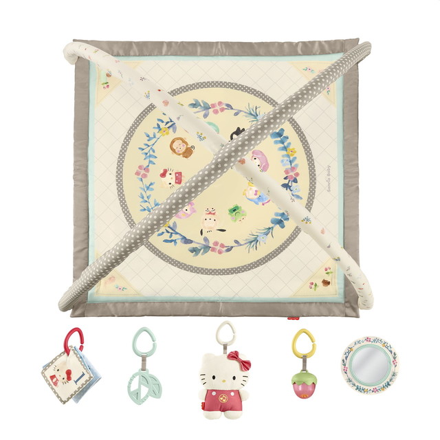 「サンリオベビー ミュージカル・デラックスジム」（12,100円税込・メーカー希望小売価格）