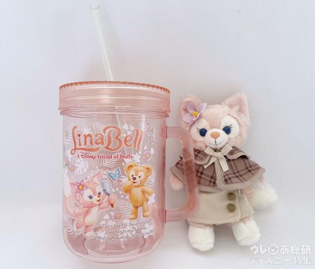 リーナ・ベル「スーベニアドリンクカップ」とぬいぐるみバッジ
