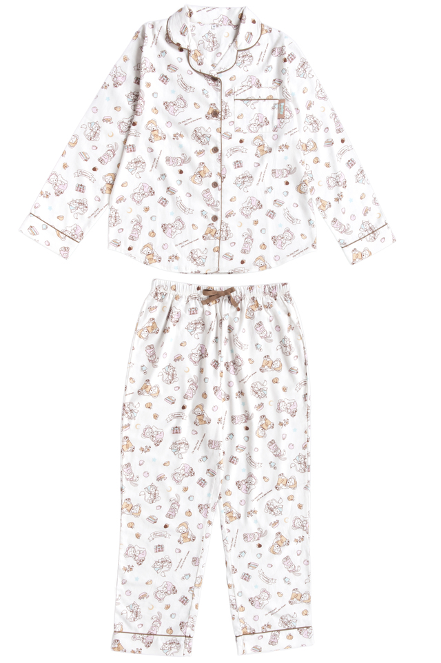 パジャマ ¥4,900 ※サイズ展開：レディースM、L｜東京ディズニーシー「ダッフィーのオータムスリープオーバー」スペシャルグッズ（2018年8月23日発売）