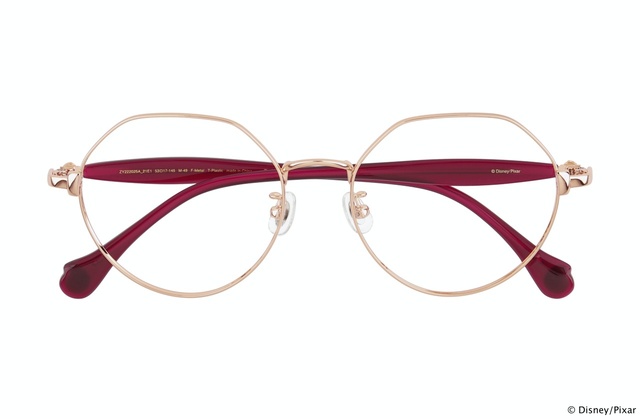 ZY222025_21E1（ピンク）｜『トイ・ストーリー』 ロッツォ｜13,300円（税込・セットレンズ代込）｜ディズニー コレクション created by Zoff “FURRY series”