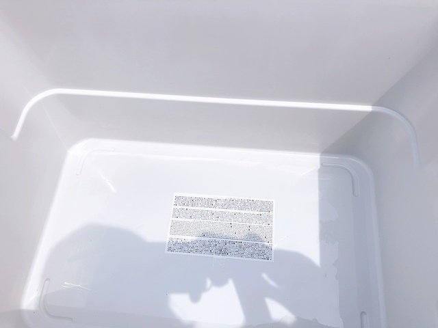 【無印良品 ポリプロピレン頑丈収納ボックス 大 50L】食品の収納にも便利