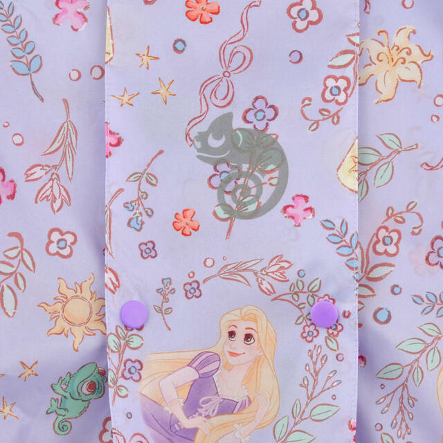 【キッズ用】ラプンツェル&パスカル キッズ用レインコート リフレクター バッグ入り ロマンティックプリンセス RAINY DAY 3,300円