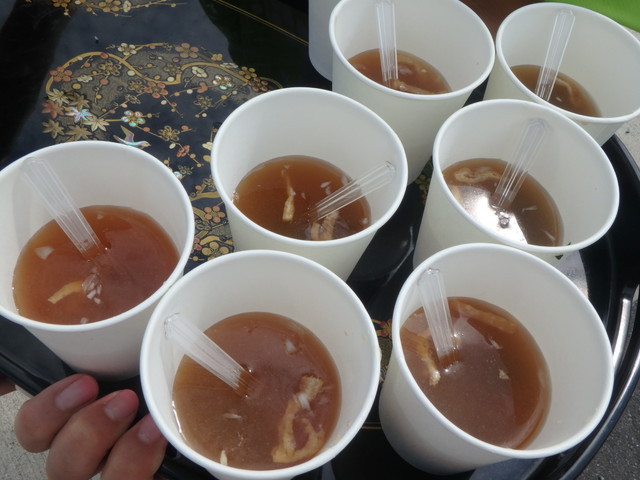 ツール・ド・東北2015／温かいスープが疲れた体を癒やしてくれる