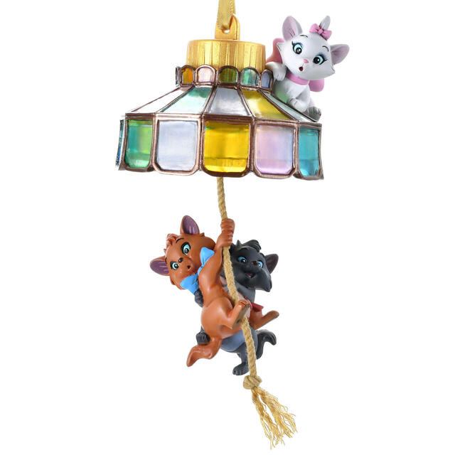 マリー、ベルリオーズ、トゥルーズ おしゃれキャット オーナメント ライトアップ Disney Christmas Ornament 2,800円