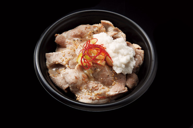 豚ねぎ塩とろろ丼