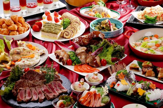 「冬のディナーブッフェ」<期間:2025年11月21日〜2026年1月31日>【香ばしく焼き上げた「サーロインステーキ」も「蒸し蟹」も食べ放題!松江エクセルホテル東急で『冬のディナーブッフェ』開催!】