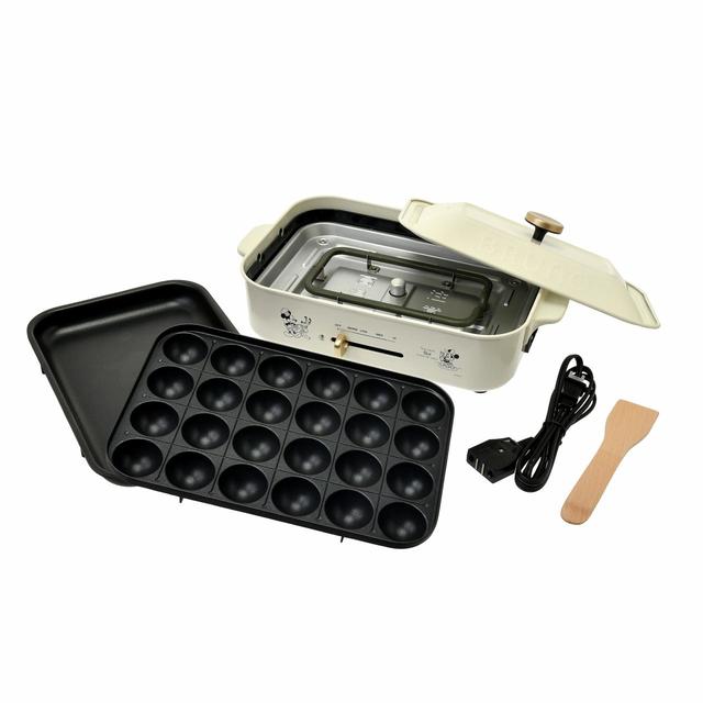 【BRUNO】ミッキー、ミニー、プルート コンパクトホットプレート　10,340円 (税込) © Disney