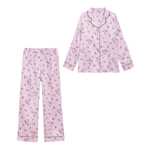 サテンパジャマ（長袖）Disney +X ￥2,490 +税