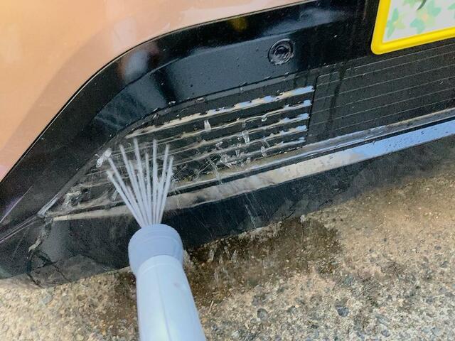 【アイリスオーヤマ 充電式ポータブルウォッシャー】お湯を使うことで洗剤なしでもきれいに汚れを落とせました！