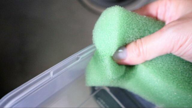 【セリア とにかく洗いやすい保存容器】角が丸いので汚れが溜まらないのも嬉しい