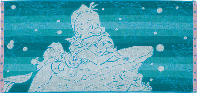 B賞 <アリエル> ジャガードタオル © Disney