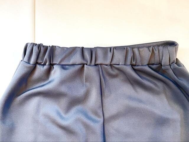 【GLOBAL WORK  上品スウェットセットアップ】ウエストゴムなので締め付けも気になりません♪