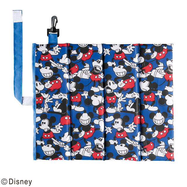 ミッキーマウス ピクニックブルー/スタジアムクッション marushin/600円/発売中 