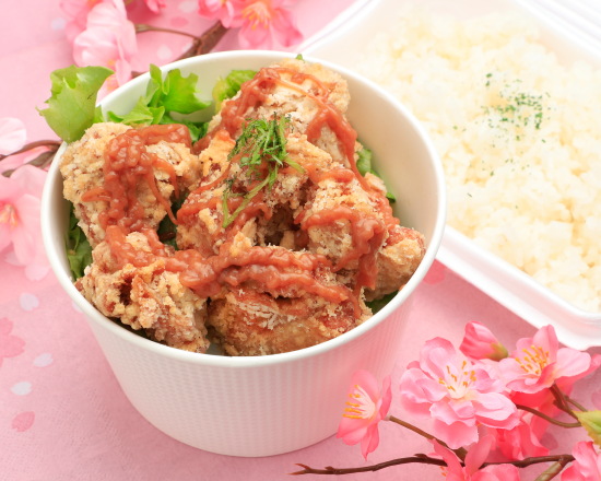 【新メニュー】さっぱり梅肉しそからあげ