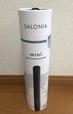 【SALONIA(サロニア)　ミニストレートヘアアイロン】筒状のケースに入っています