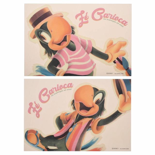 ホセ・キャリオカ、パンチート、ドナルド ポストカード セット Jose Carioca 80 years 660円