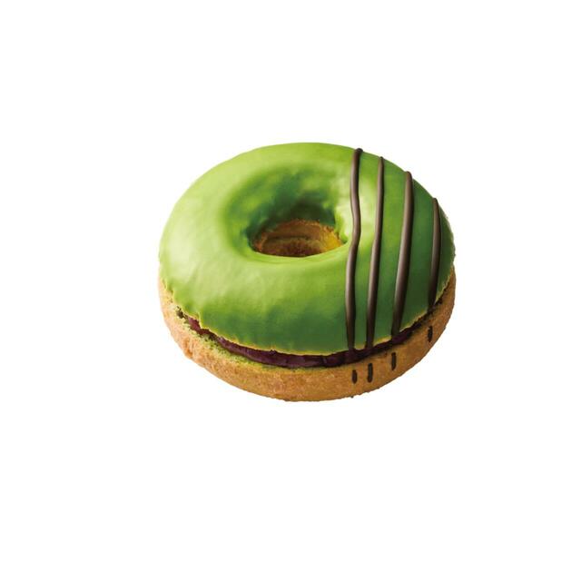 「宇治抹茶 栗あずき」＜価格：テイクアウト：270円/イートイン：275円＞【“ミスド×祇園辻利コラボ”第一弾！「宇治抹茶づくし」や「ポン・デ・ザク宇治抹茶 きなこ」など全5種販売！】