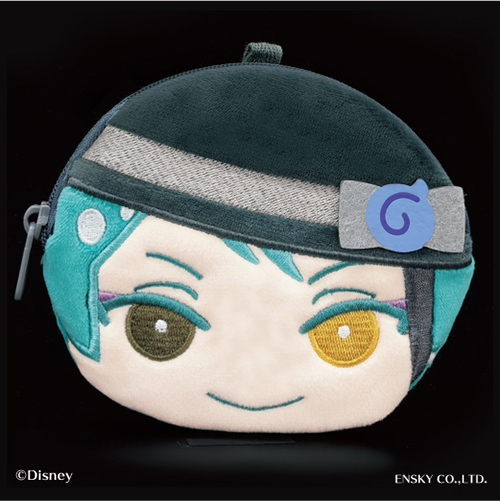 ディズニー ツイステッドワンダーランド おまんじゅうふかふかポーチ 10.ジェイド