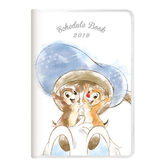 チップ&デールとドナルドダックの嬉しいコラボ! カミオジャパン ディズニースケジュール帳