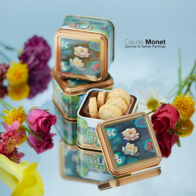モネの庭缶　ダージリンティークッキー6個入り　1,188円（税込）