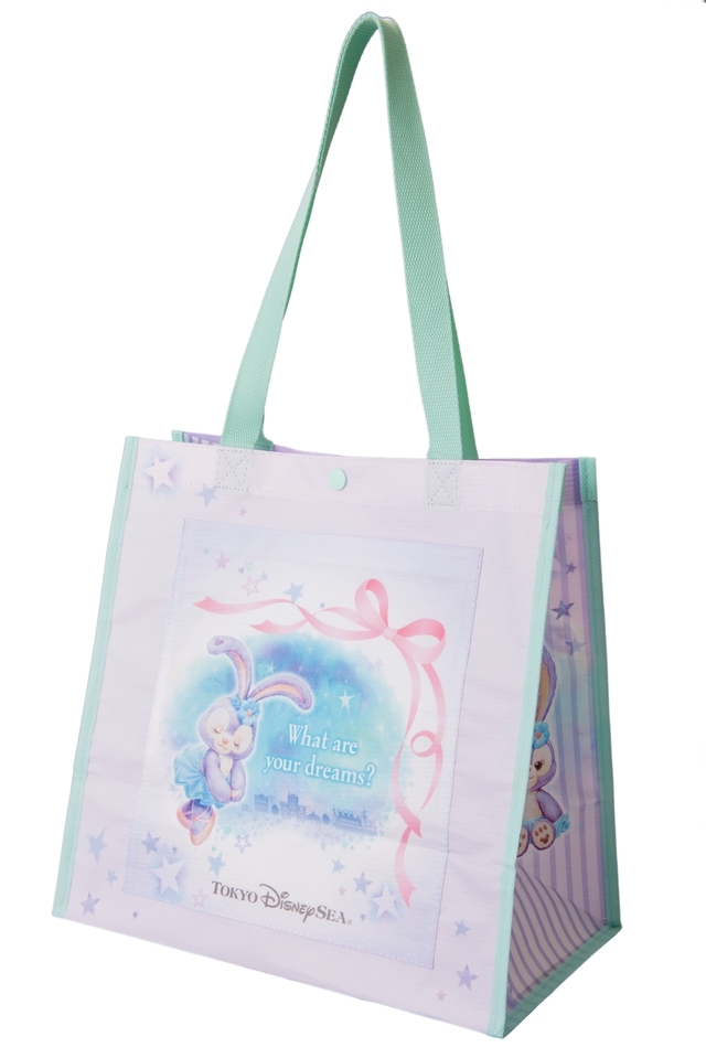 ショッピングバッグ 850円｜幅約33×高さ約33×マチ約19cm｜ステラ・ルー｜2017年4月10日（月）発売｜マクダックス・デパートメントストア｜東京ディズニーシー