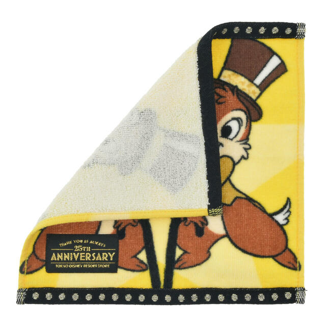【東京ディズニーリゾート店限定】チップ＆デール ミニタオル 東京ディズニーリゾート店25周年記念 900円