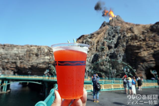 ビアカクテル(ブラッドオレンジ&ピンクグレープフルーツ)【販売店舗】ノーチラスギャレー|東京ディズニーシー「ディズニー七夕デイズ」2018年