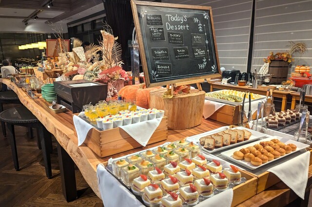 【伊豆マリオットホテル修善寺】夕食ビュッフェ