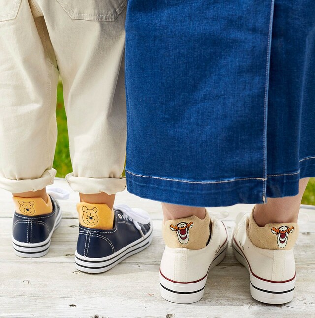 ちびかお靴下2柄セット 1,090円