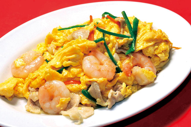 中国家庭料理大連（三田）　玉子と小エビ炒め　950円