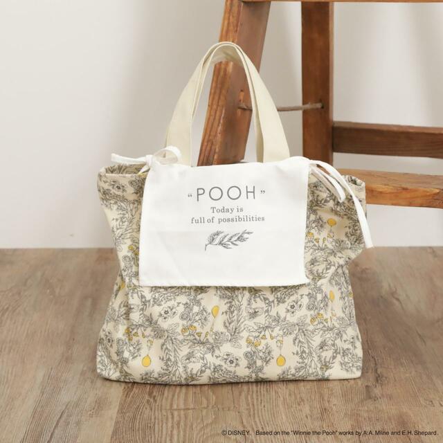 総柄トートバッグ ¥4,290|Samansa Mos2(サマンサ モスモス)ディズニーコレクション「くまのプーさん」