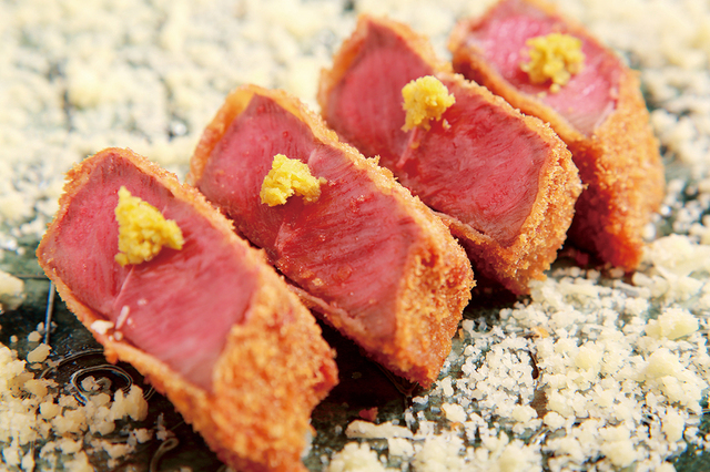 和牛ミスジのカツレツ 1,800円（税別）｜肉料理 KOJIRO