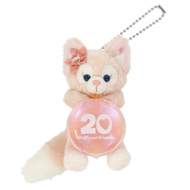 ぬいぐるみチャーム 2,500円｜東京ディズニーシー「ダッフィー＆フレンズ20周年：カラフルハピネス」スペシャルグッズ｜販売開始：2025年4月8日（火）
