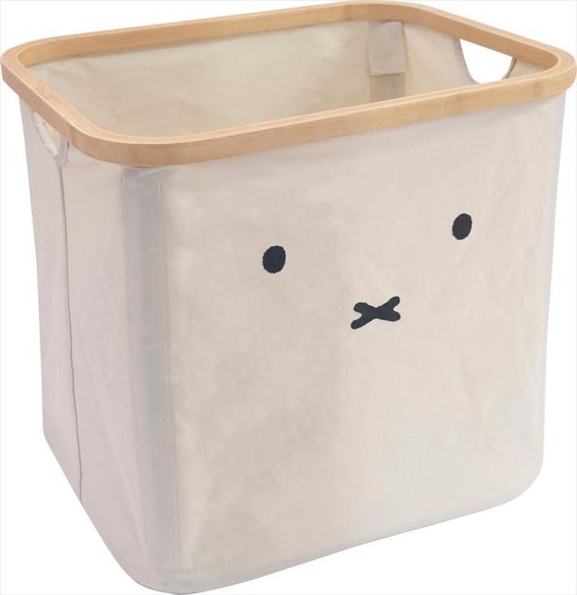 【ヴィレヴァンオンライン】バンブーバスケットM 顔だけミッフィー/3,850 円（税込）