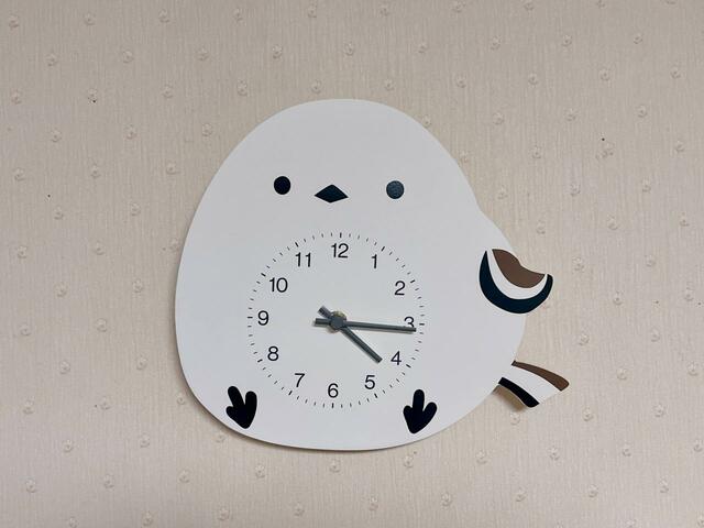 掛け時計として飾ってみました♪かわいい！